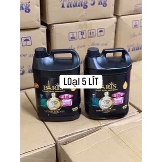 Nước Giặt Xả Paris Hương Nước Hoa 5000ml, Nước Giặt Paris, Không Hoá Chất, An Toàn Cho Da, Tẩy Siêu Sạch
