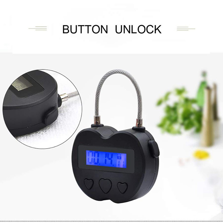 Khóa thời gian thông minh hẹn giờ đa năng có màn hình LCD tiện dụng khi đi du lịch
