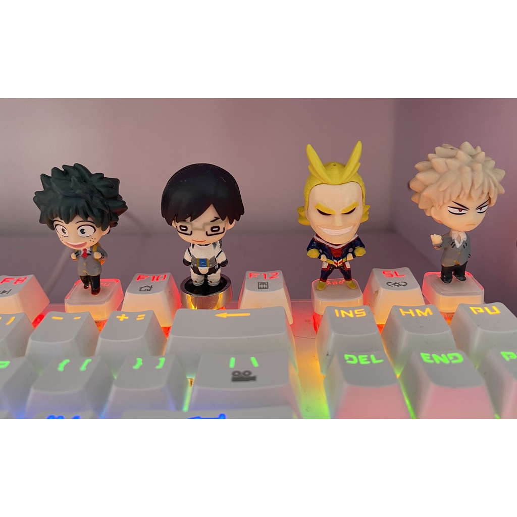 Keycap anime hoạt hình My Hero Academia siêu học viện anh hùng siêu dễ thương Key cap