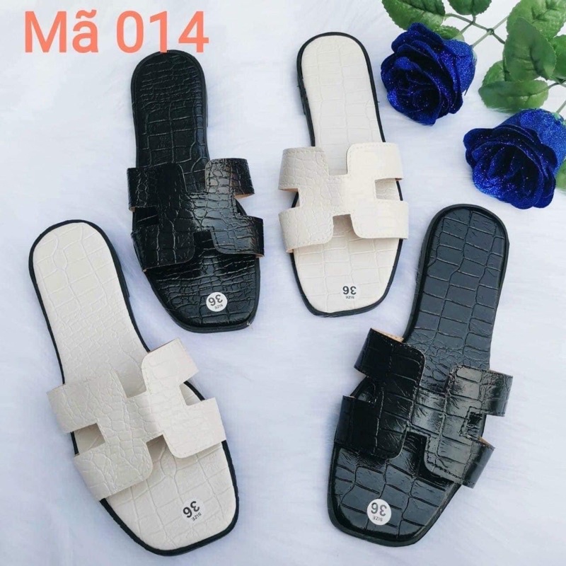 Dép Lê Bệt MH Nữ Sang Sịn Vân Da Mã14 (ảnh chụp thật)