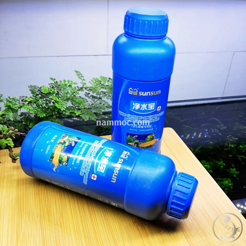 SUNSUN Water Purifiter Aquarium 500mL | Vi Sinh Trong Nước Nhanh - Trong nước khoẻ cá sau 48h