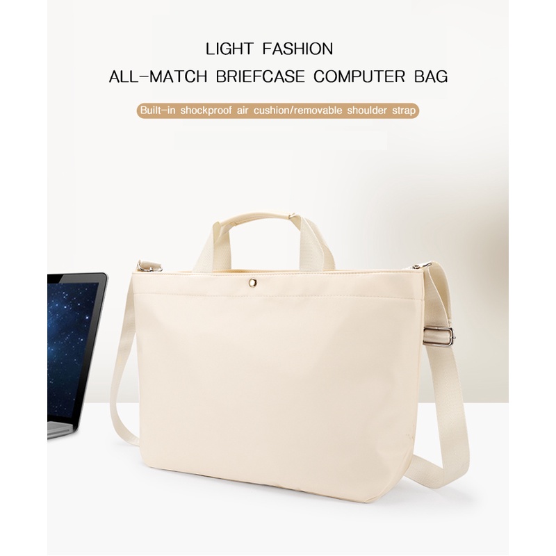 Túi Đựng Laptop 13.3 14 15.6 Inch Đeo Vai / Xách Tay Thời Trang Sức Chứa Lớn Cho Nữ