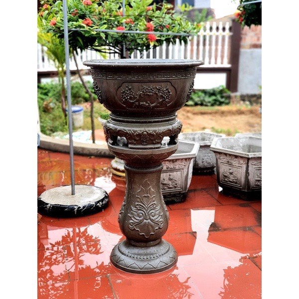 Khuôn đúc Chân Đôn Tròn Xoay 360 độ, Nhựa ABS cao cấp, Dùng làm chân đôn cho chậu cảnh xi măng bonsai