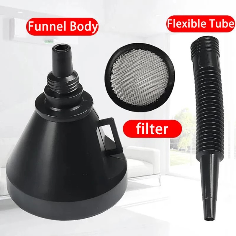 Phễu Đổ Nhiên Liệu/Nhiên Liệu 2 Trong 1 Có Thể Tháo Rời Cho Xe Hơi Xe Máy