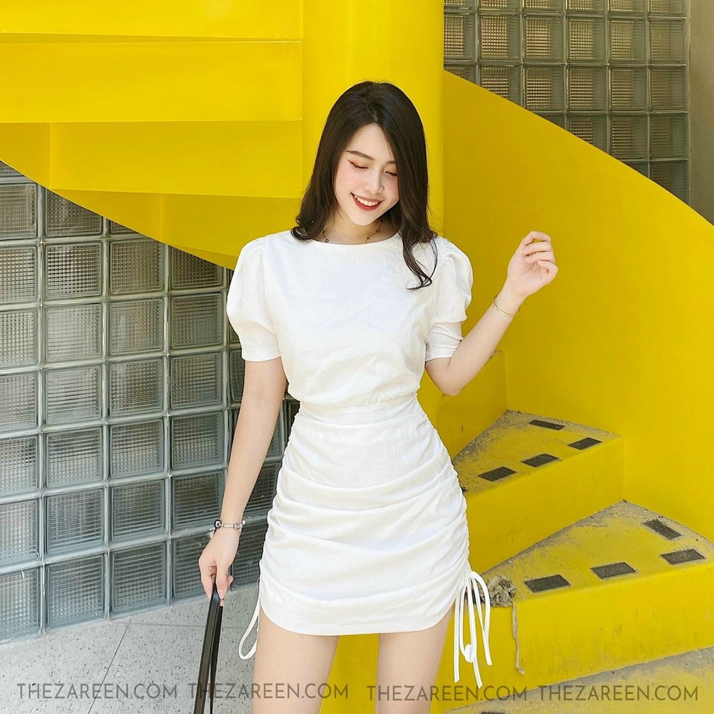 D84[CÓ SẴN] ĐÂM BODY DỰ TIỆC RÚT DÂY KHOÉT EO XINH XẮN