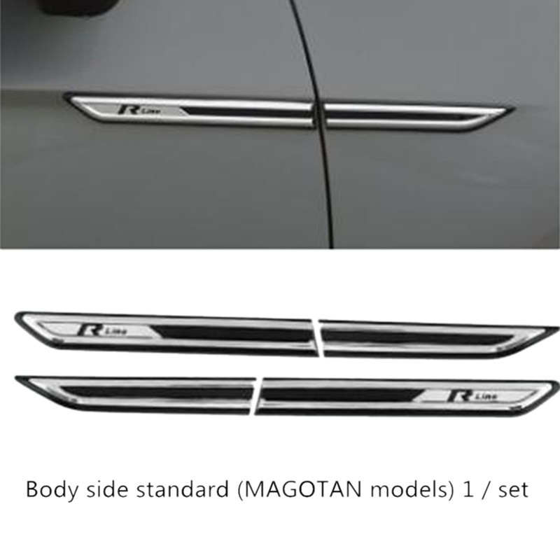 FENDER Miếng Dán Trang Trí Tấm Chắn Bùn Bằng Crom Cho Passat B8