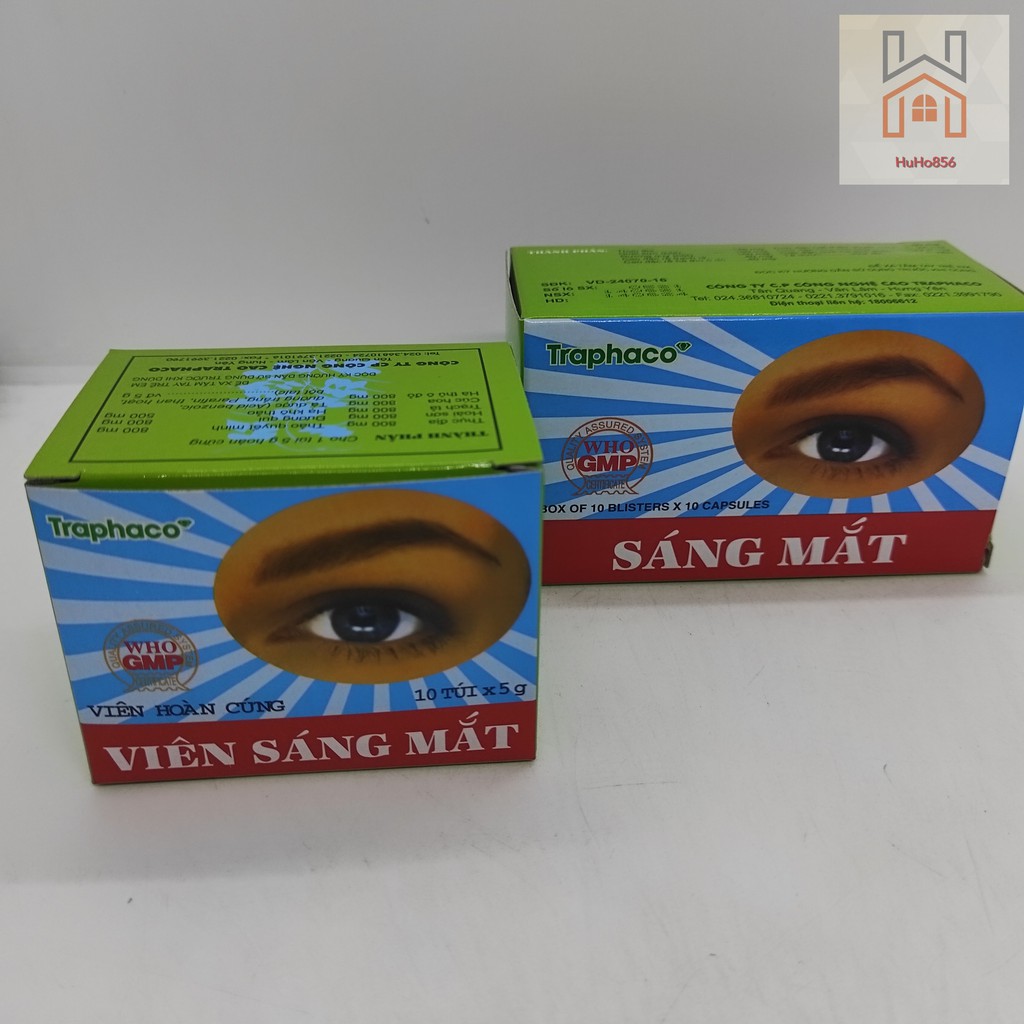 Viên Sáng Mắt Traphaco 10 túi x 5g viên hoàn cứng