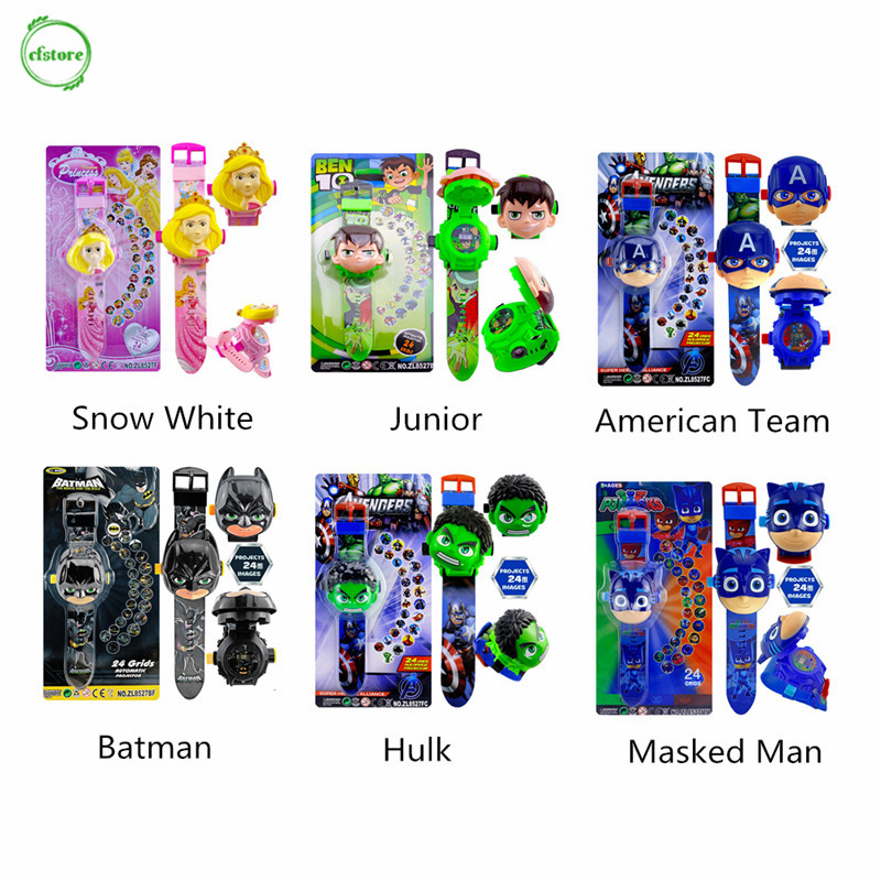 Đồng hồ điện tử 24 ảnh chiếu độc đáo cho bé