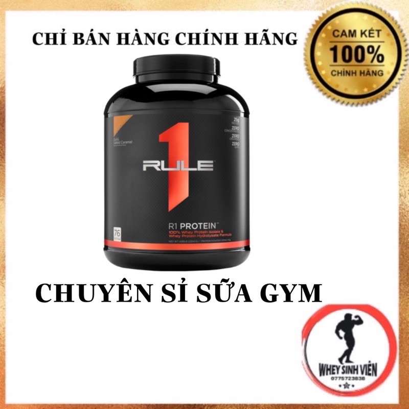 [Chính hãng] Sữa Dinh Dưỡng Tăng Cơ Rule 1 R1 Protein 2.3kg tại wheysinhvien.com WHEY SINH VIÊN [FreeShip]