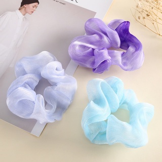 Dây Cột Tóc Màu Gradient Cỡ Lớn Phong Cách Hàn Quốc Thời Trang Cho Nữ