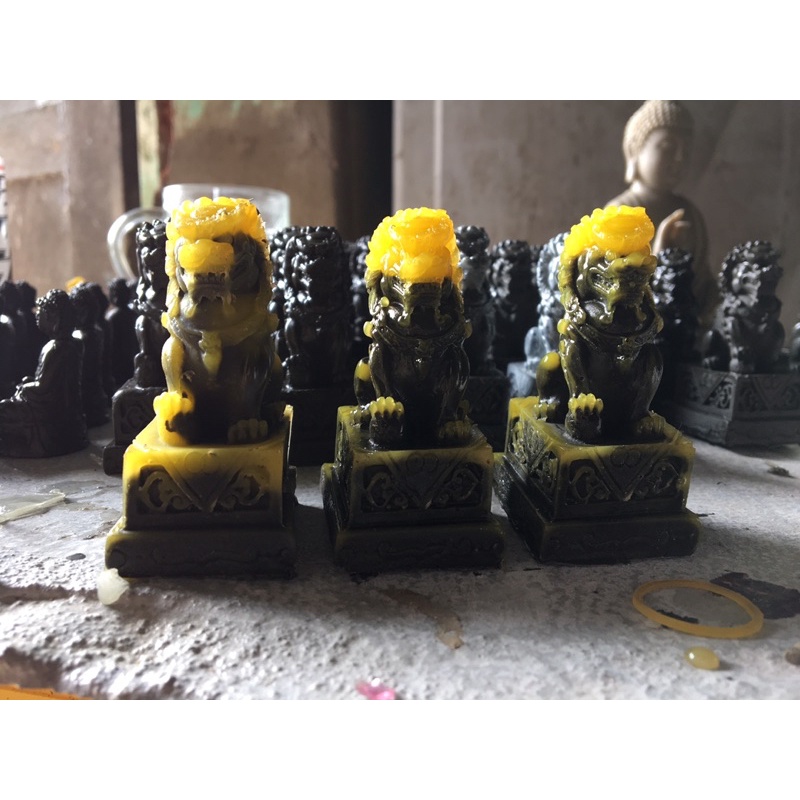 Tượng SƯ TỬ, màu Tự nhiên, chất liệu đá jka