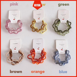 Set 4 dây cột tóc co giãn phong cách hàn quốc cho nữ
