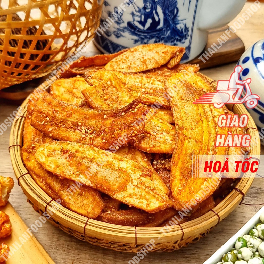 Chuối Sấy Mè Gừng Túi 500Gram
