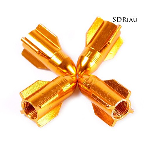 Bộ 4 Nắp Van Bánh Xe Hình Tên Lửa Chất Liệu Hợp Kim Nhôm