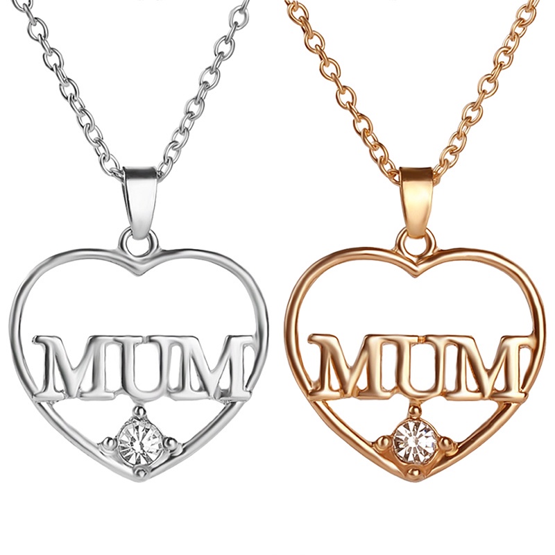 Vòng cổ Nữ Mặt Trái Tim Đính Đá