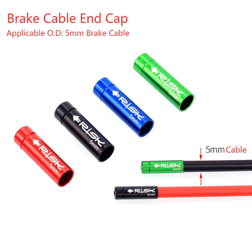 Gofidin Nắp Bịt Dây Cáp Xe Đạp Chống Bụi Bằng Hợp Kim Nhôm 5mm 5mm Chất Lượng Cao