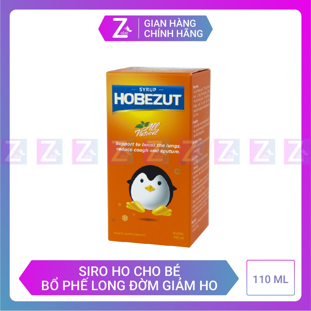 [Dạng Chai] Siro Ho Bezut - Bổ Phế - Long Đờm - Giảm Ho Khan 110ml