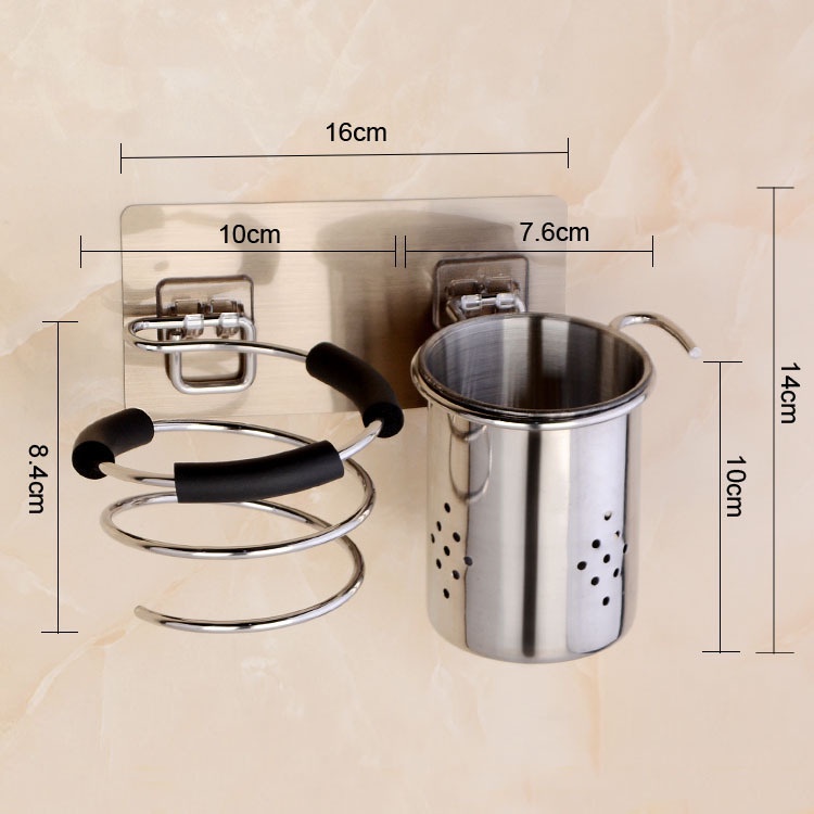 Giá Treo Máy Sấy Tóc Gắn Tường Inox Tiện Dụng Siêu Bền