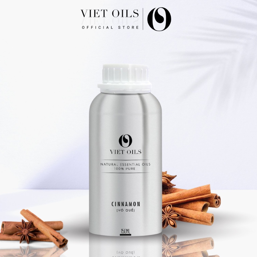 Tinh dầu Vỏ Quế (Cinnamon) Viet Oils Dung Tích 150ml - Tinh Dầu Thiên Nhiên Nhập Khẩu từ Ấn Độ