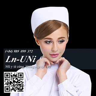 Mũ y tá xinh, không nẹp lật 02