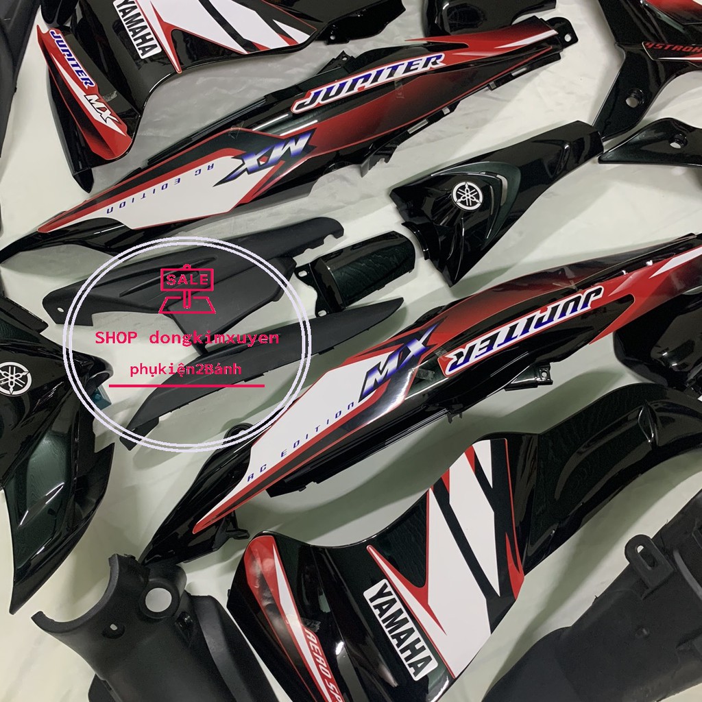 Bộ dàn áo xe JIUPITER MX màu ĐEN - jupiter gravita - ,nhựa nguyên sinh loại