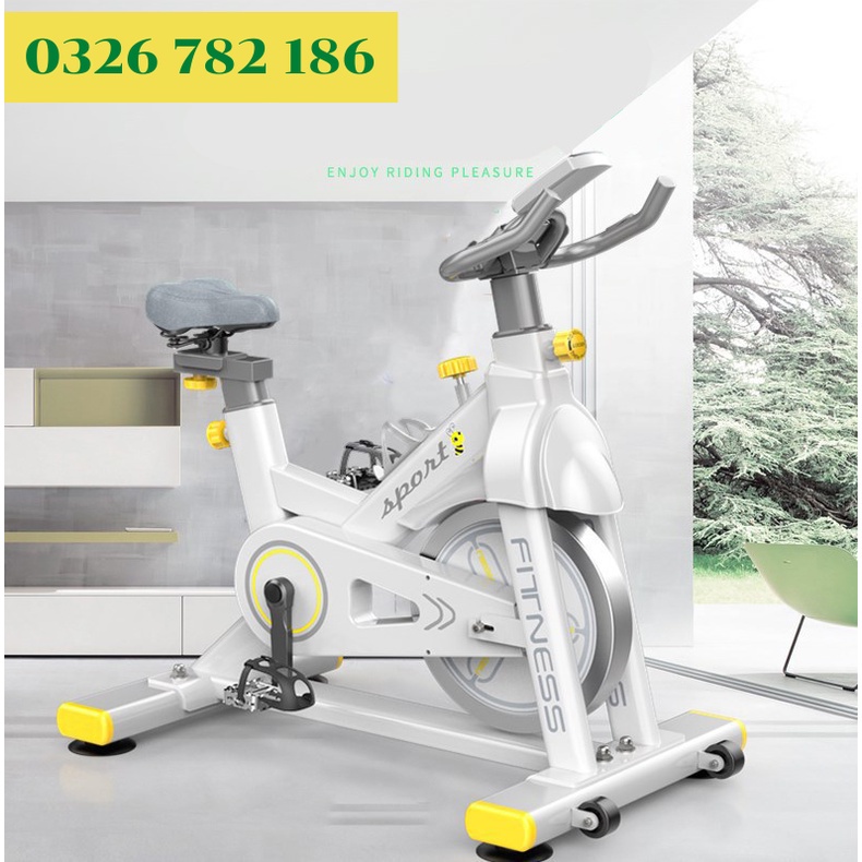 ❡⊕❣Xe đạp thể dục Kháng lực từ tính, êm Sport Fitness kèm cảm ứng nhịp tim, thao gym, tại nhà