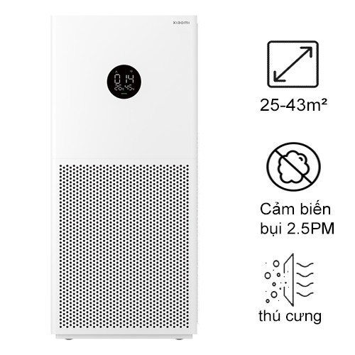 Máy lọc không khí Xiaomi Mi Air Purifier 4 Lite, 3H , 3C khử mùi, diệt khuẩn - Hàng chính hãng Mới 2022