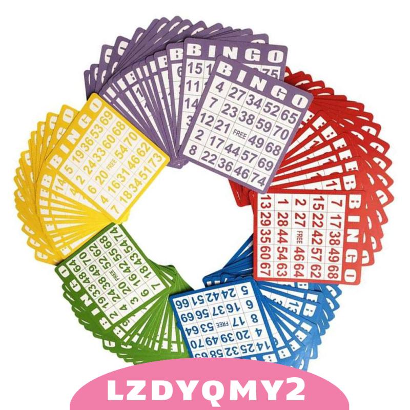 Bộ 100 Thẻ Bài Trò Chơi Bingo Vui Nhộn