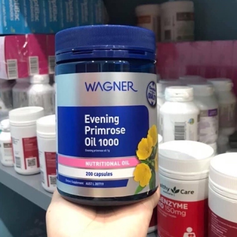 Tinh dầu hoa anh thảo wagner evening primrose oil 1000