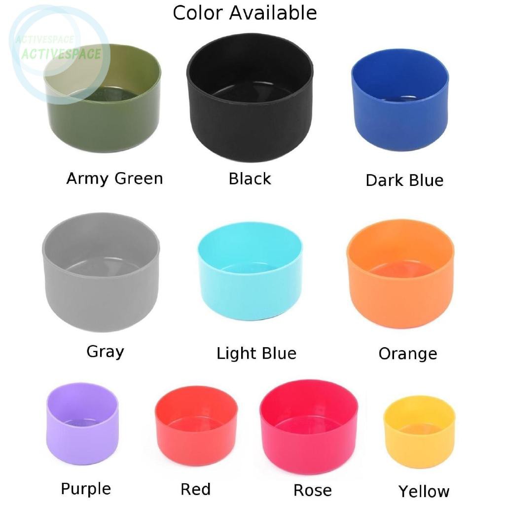 Protective Silicone Bottle Boot/Sleeve For HydroFlask Anti-Slip Bottom Cover Cap