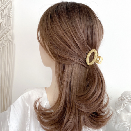 Kẹp tóc kim loại thiết kế hình trái tim/nơ hợp thời trang cho nữ