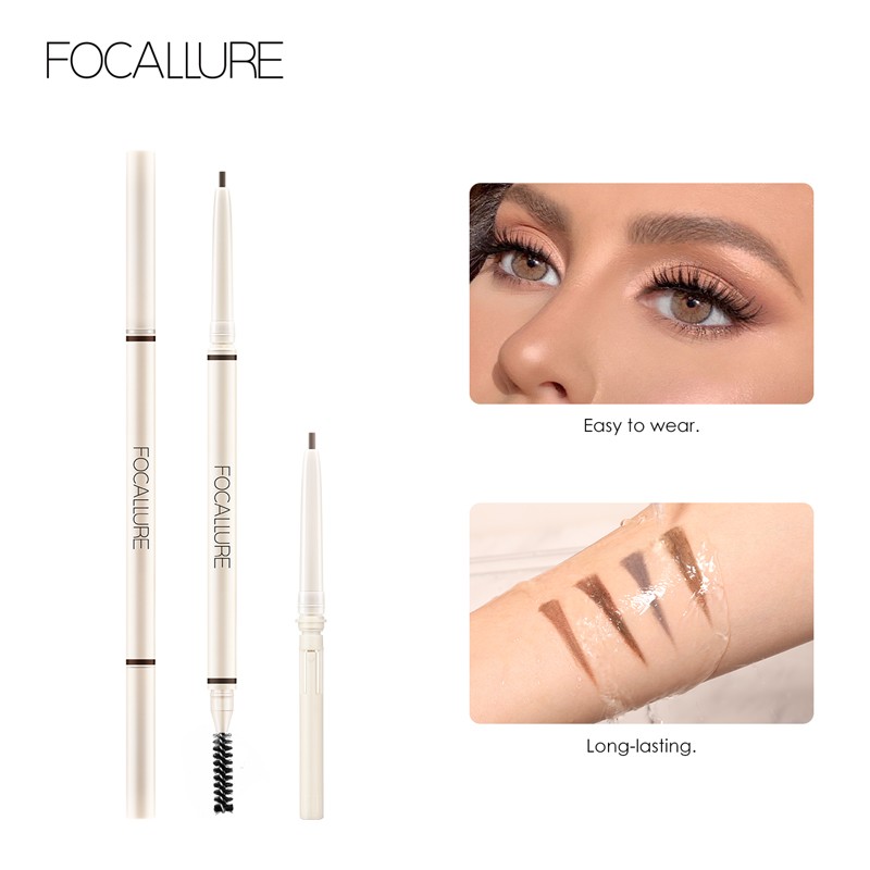 [Hàng mới về] FOCALLURE Chì kẻ mày hình tam giác và đầu tròn không thấm nước | BigBuy360 - bigbuy360.vn