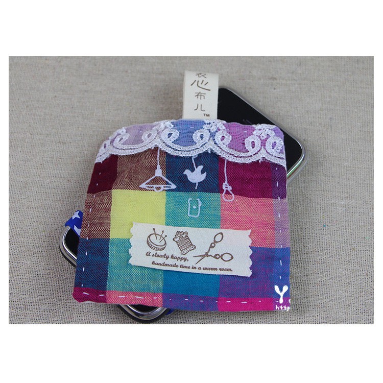 Nhãn Dán Vải Dệt Thủ Công In Nhãn Hiệu zakka Nghệ Thuật