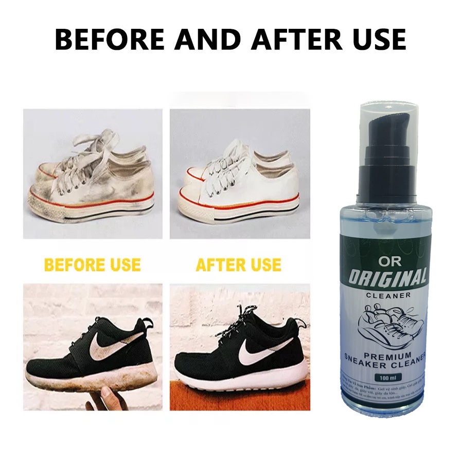 Gel Vệ Sinh Giày Sneaker Cao Cấp, Hương Lá Bạch Đàn Thơm Mát 100 ML