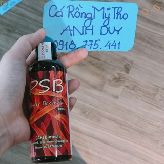 Vi khuẩn quang hợp psb 100 ml màu đỏ