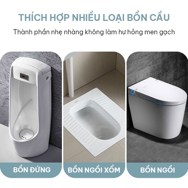 Gel khử mùi bồn cầu chống hôi toilet Gel Cleaner vệ sinh khử khuẩn bồn rửa nha tắm - Tuhu's Store