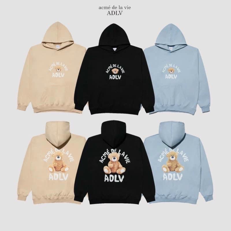 Áo Hoodie ADLV Form Unisex Hàn Quốc Tay Phồng Thung - Kiểu khoác Nỉ Có Nón Mũ Cặp Đôi Nam Nữ Couple - FREESHIP ĐẸP