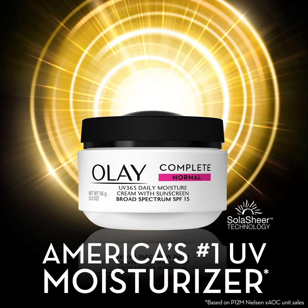 Kem dưỡng da chống nắng Olay Complete UV365 Daily Moisture With Suncreen SPF 15 Normal (56g) - MiMi Shop