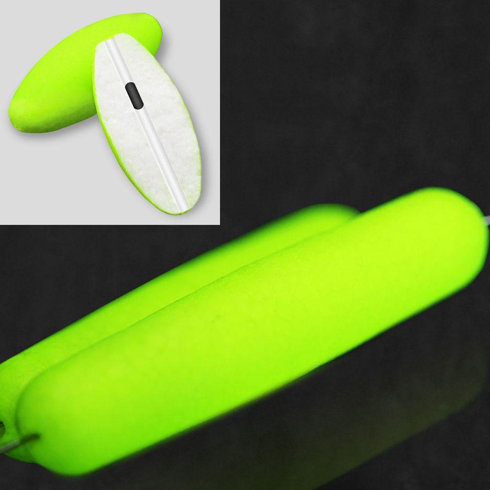 Phụ Kiện Nút Chặn Mồi Câu Cá Bằng Silicone Màu Vàng Huỳnh Quang Chống Rối 7+2