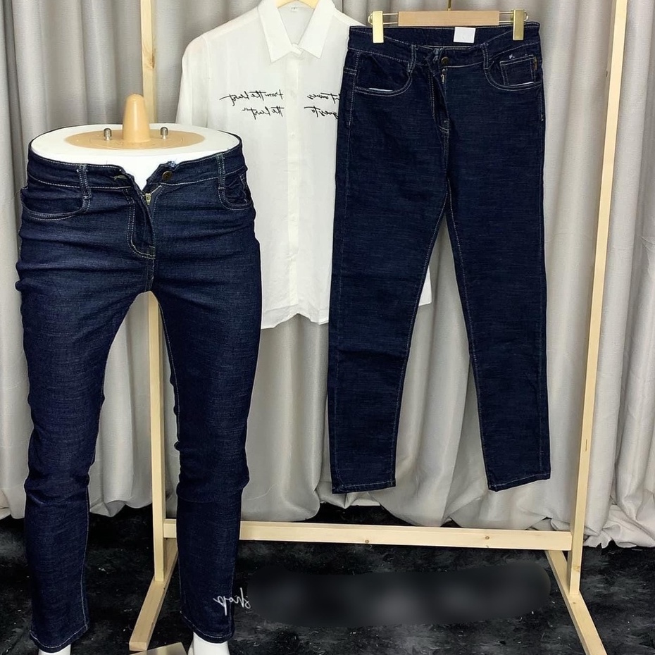 Quần jean nam xanh trơn chất bò cao cấp co dãn 4 chiều đẹp from dáng skinny mẫu mới thời trang cao cấp beautiulgilr T63