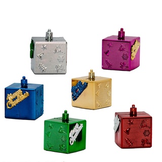 HỘP QUÀ NHỎ TREO TRANG TRÍ CÂY THÔNG NOEL 1 BỊCH 6 CÁI