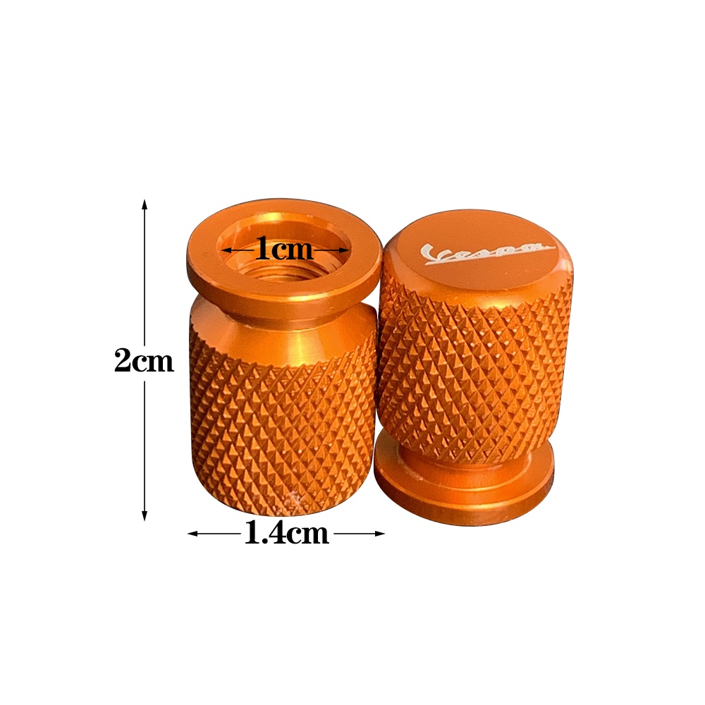 Van lốp xe máy Nắp đậy nắp kín CNC cho Piaggio Vespa GTS GTV LX 60 125 250 300 Primavera Sprint