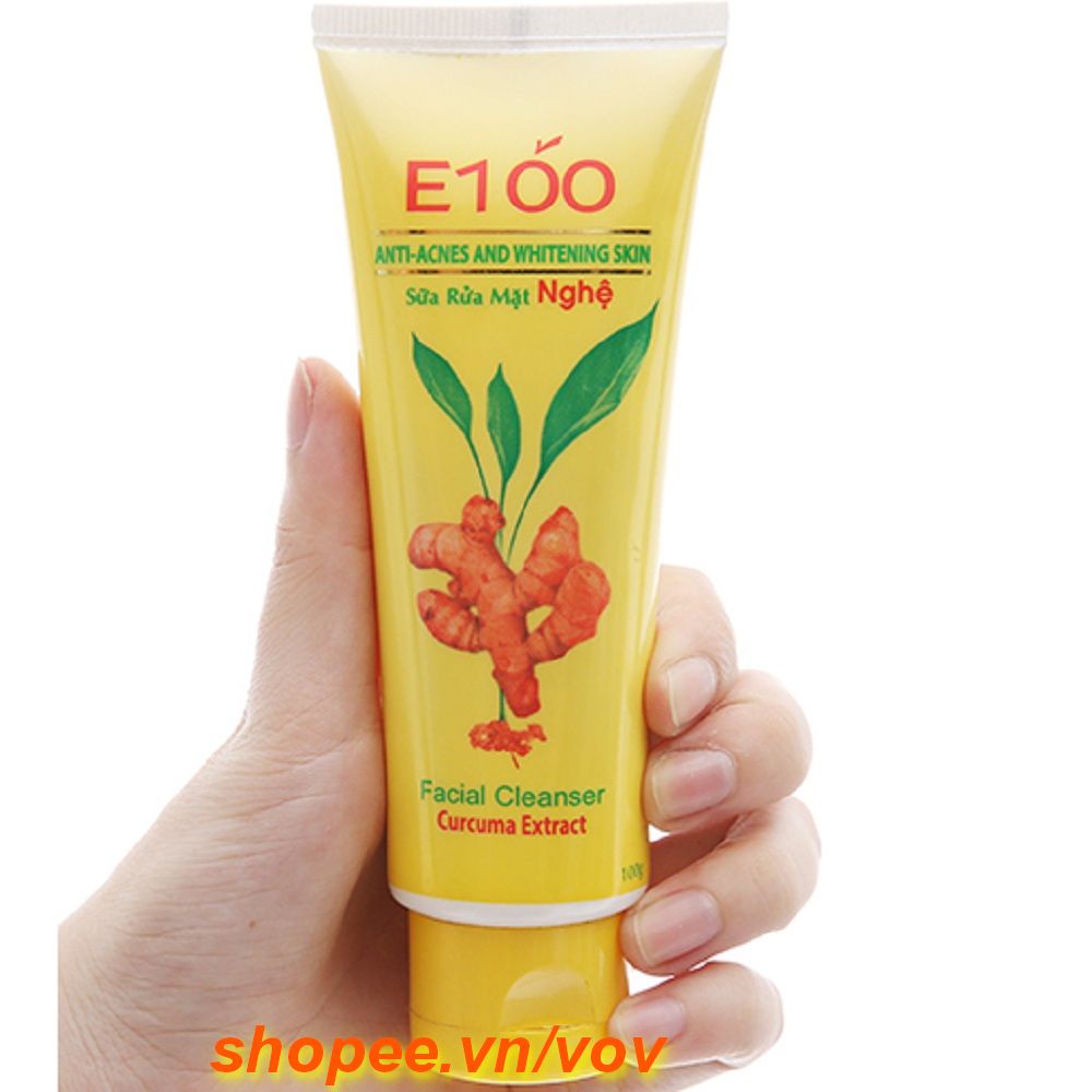 Sữa rửa mặt nghệ E100 100g 100% chính hãng