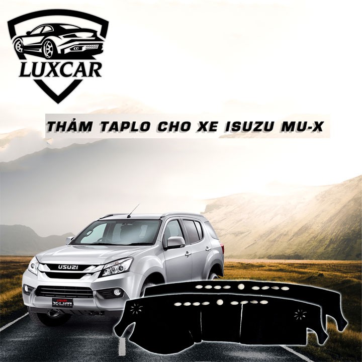 Thảm TAPLO nhung lông cừu LUXCAR cao cấp cho xe ISUZU MU-X đời 2019