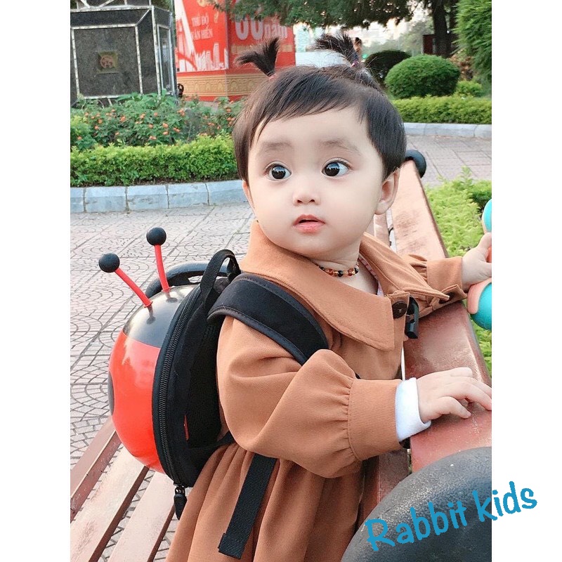 Váy Thu Đông Cho Bé Gái 💝FREESHIP💝 Đầm Dài Tay Cho Bé 7 – 32kg Chất Nhung Tếch Mềm Mại Ấm Ấp Màu Vàng Cực Tây