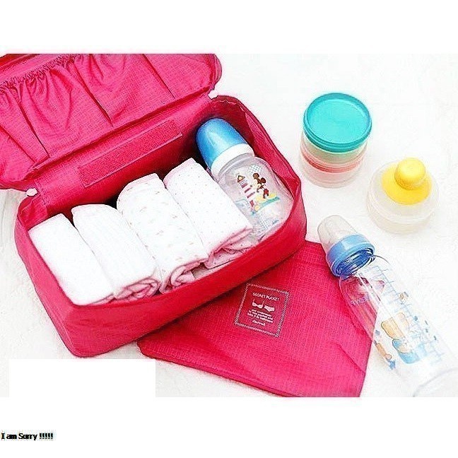 XẢ HÀNG - BÁN RẺ Túi vải đựng bỉm sữa cho bé khi ra ngoài LKHIGUT8596
