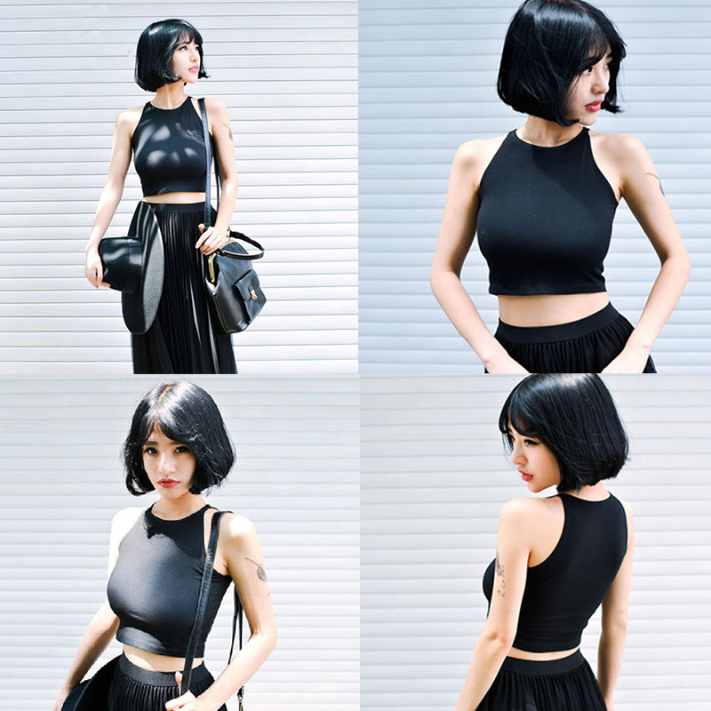 Áo Lửng Không Tay Nhiều Màu Gợi Cảm Cho Nữ | BigBuy360 - bigbuy360.vn