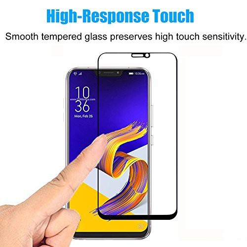 2PCS 9H Hardness Asus Zenfone 5Z ZS620KL Tempered Glass Full Coverage Screen Protector