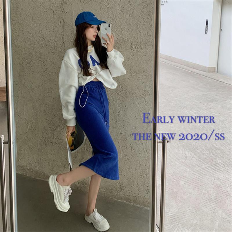 Áo len sweater ngắn rộng rãi phong cách Hàn Quốc thời trang xuân thu cho nữ