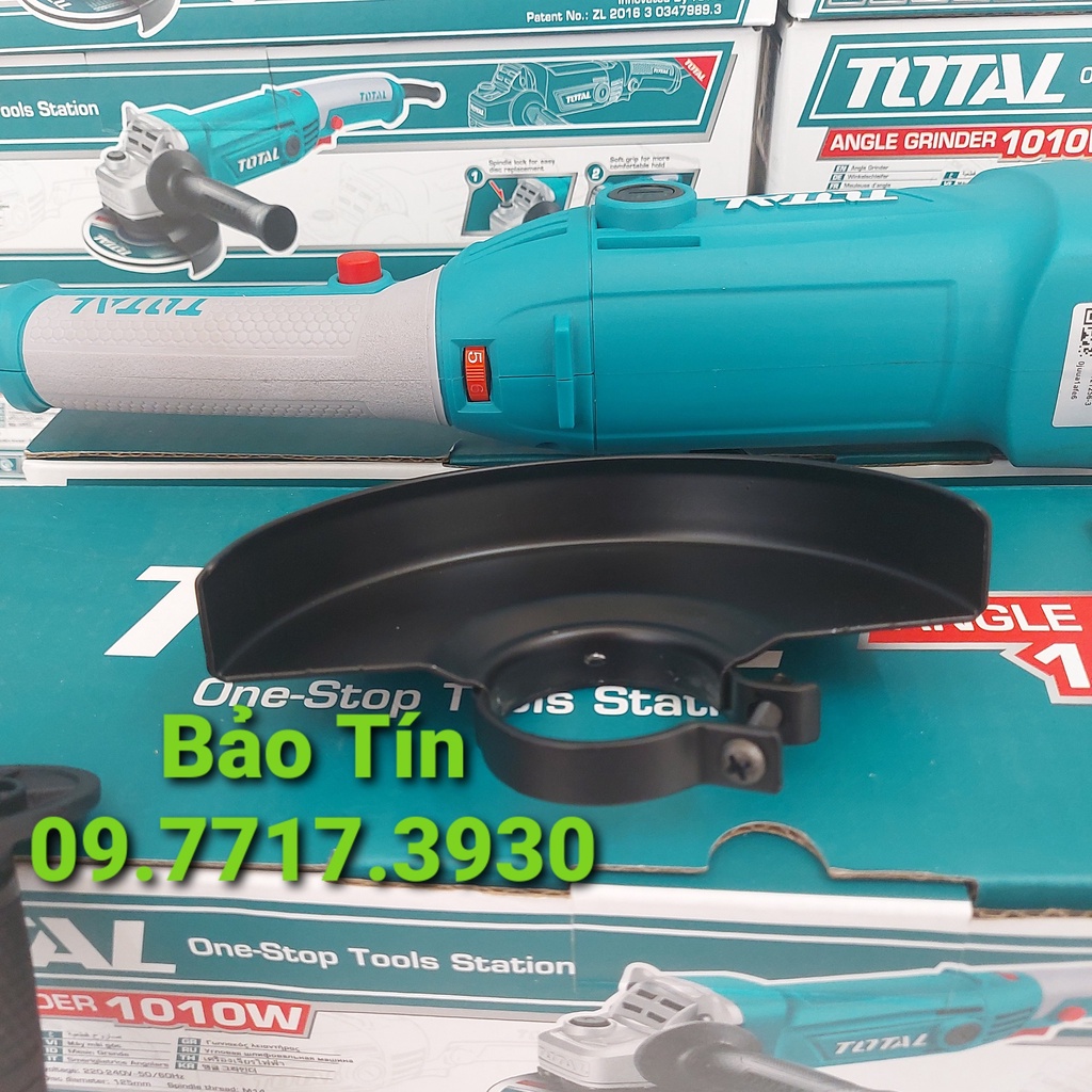 MÁY MÀI GÓC 1010W TOTAL (125MM) TG1121256-3 [CHÍNH HÃNG] MÀI GÓC TAY DÀI [RẺ] MÁY CẮT CẦM TAY CÓ CHỈNH TỐC ĐỘ